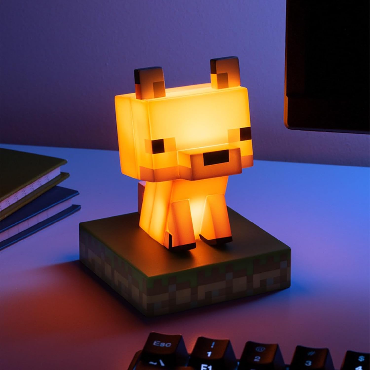 Lámpara de escritorio Zorro Minecraft - Imagen 2