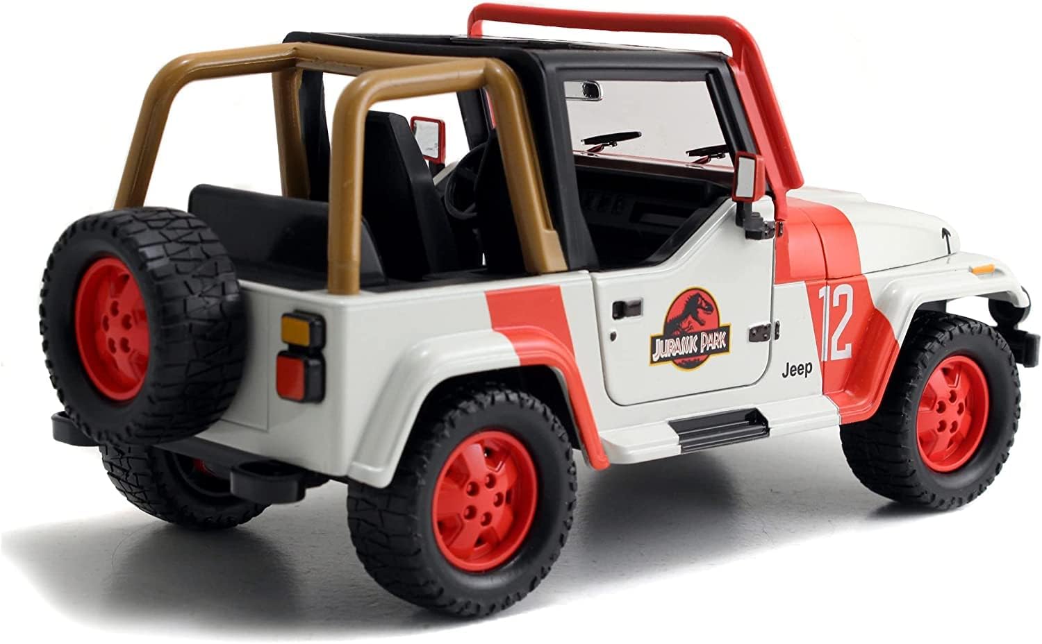 Jeep Wrangler Jurassic Park (19 cm, metal) - Imagen 4