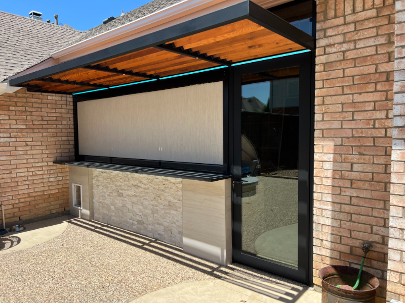 Love is Blinds 300 S Interstate 35 East Service Rd, Suite #102 Waxahachie, TX 75165 Exterior Patio Shades