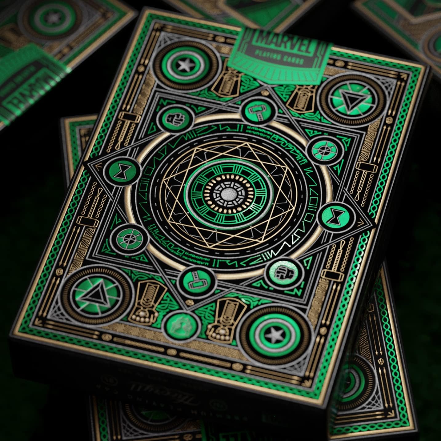 Juego de cartas Avengers The Infinity Saga (Verde) - Imagen 5