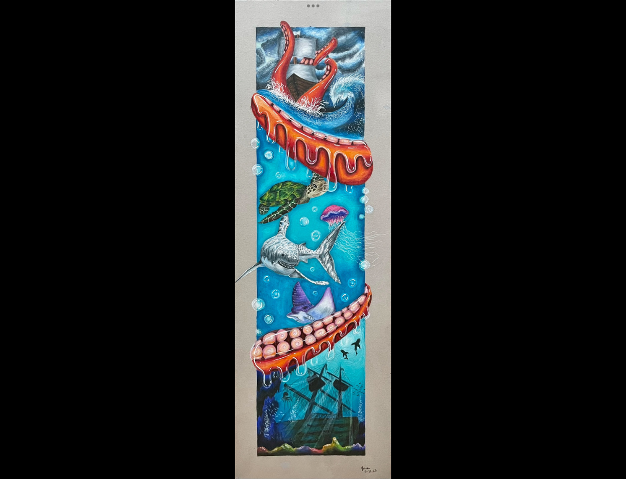 Ocean Day Painting
