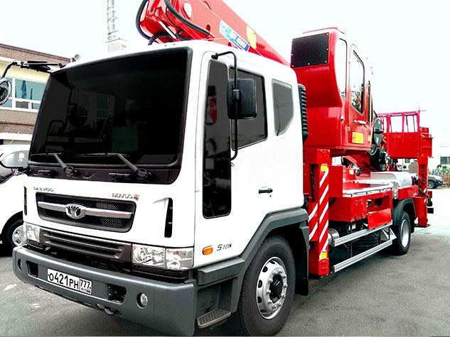 Автовышка АГП 45 метров N9A1 на базе Daewoo