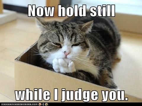 We all judge each other, and it is ok.