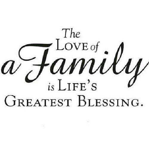 Peace and family unite