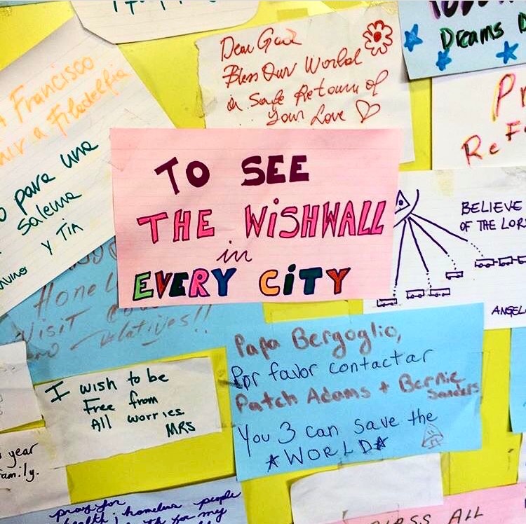 To see The Wishwall in every city