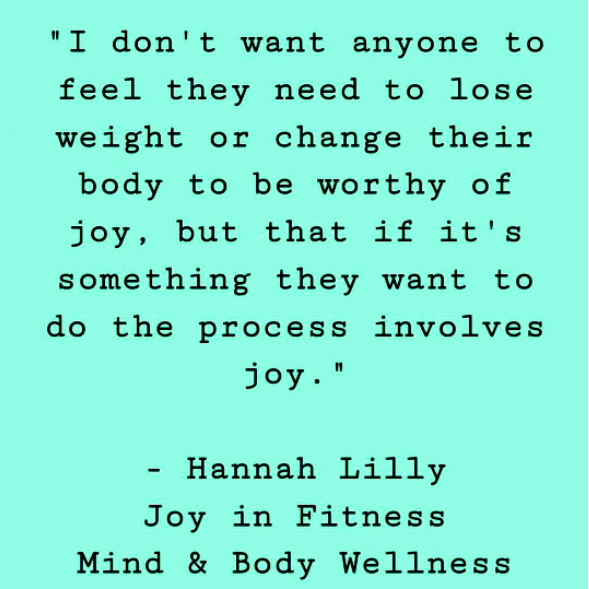 Joy in Fitness