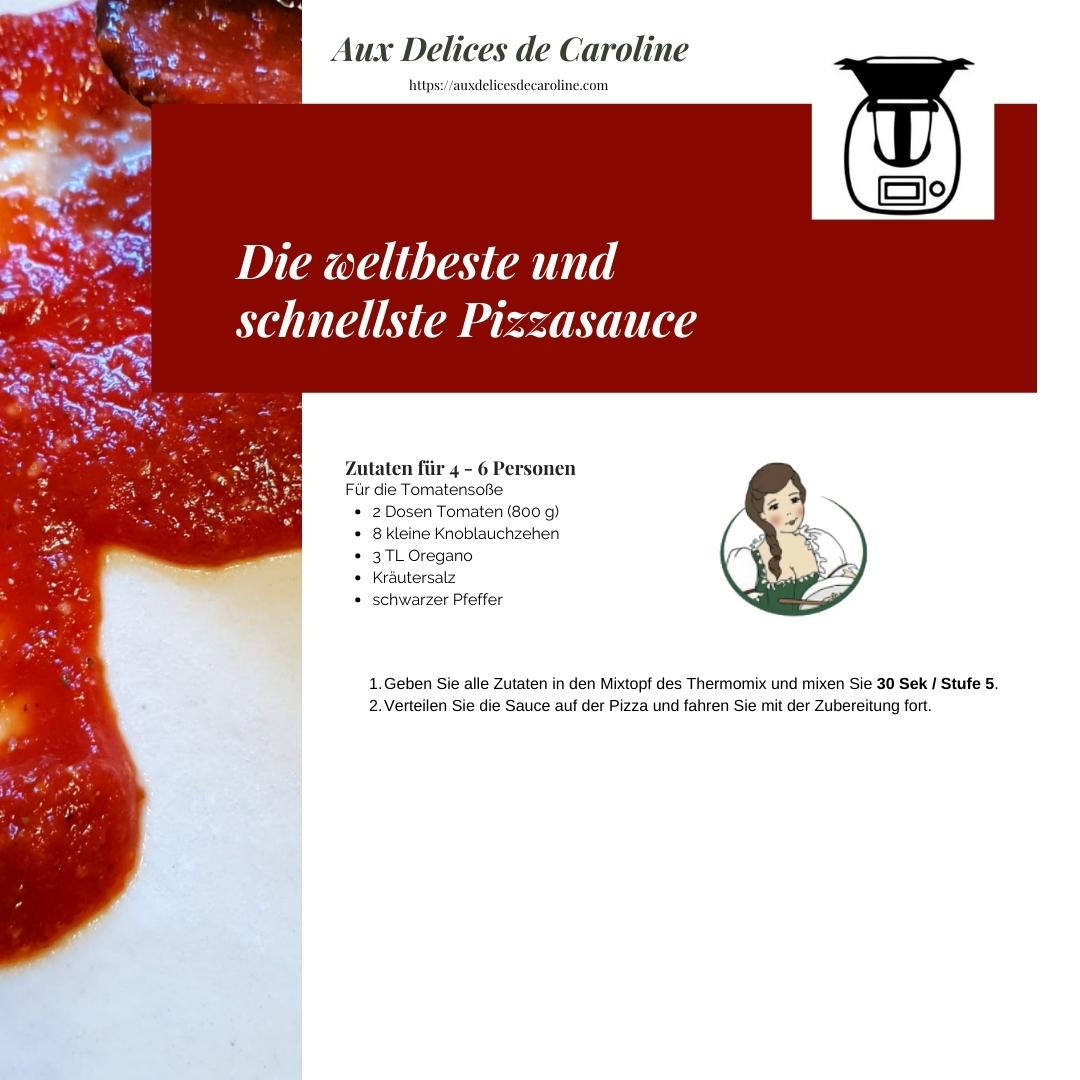 Pizza und meine Express Pizza Sauce (Traditionel & Thermomix)