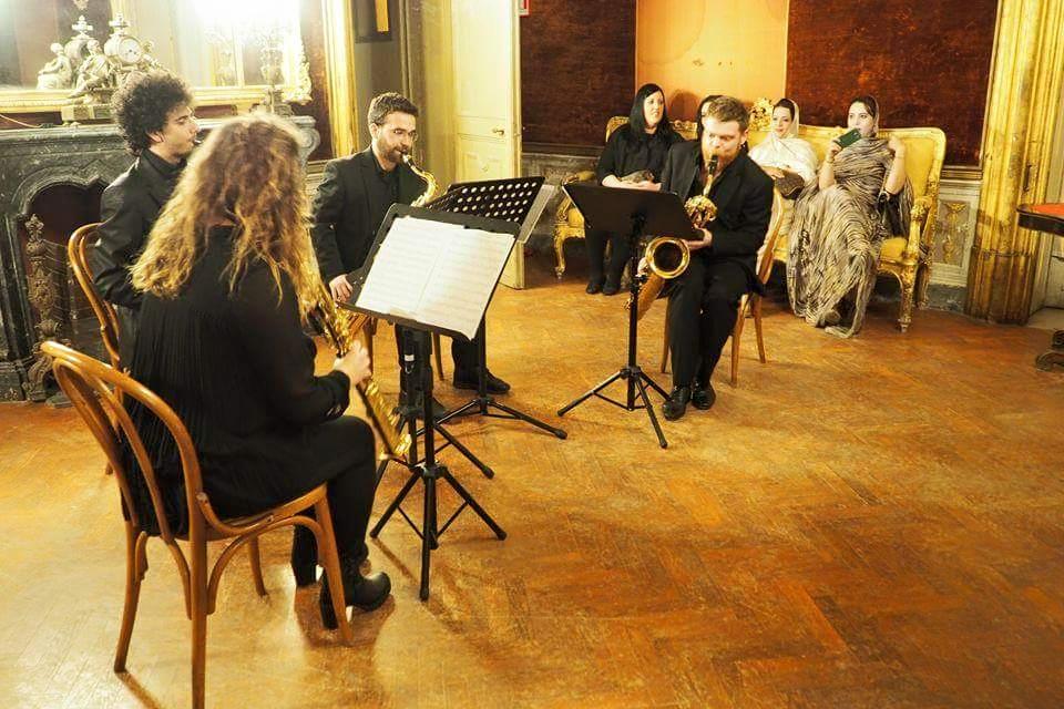 Ceremony at a conservatory