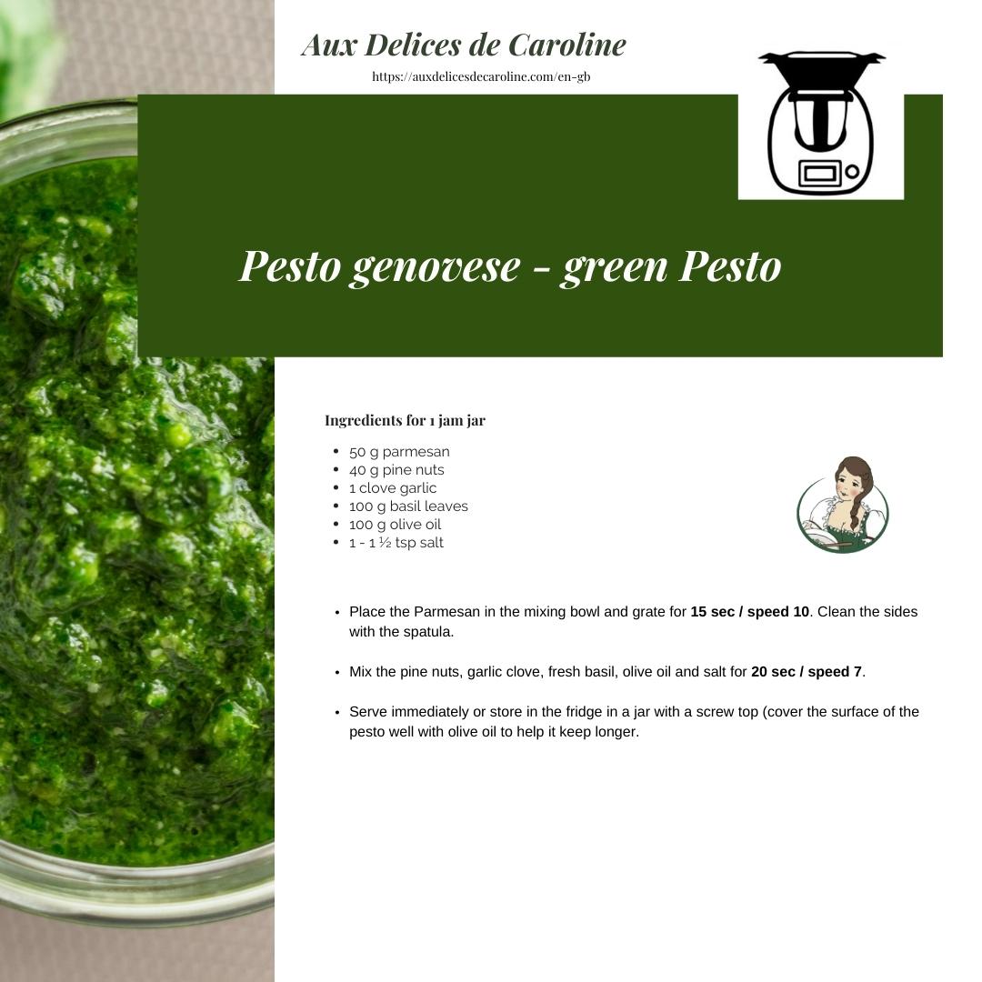Pesto alla Genovese - green Pesto (traditional & Thermomix)