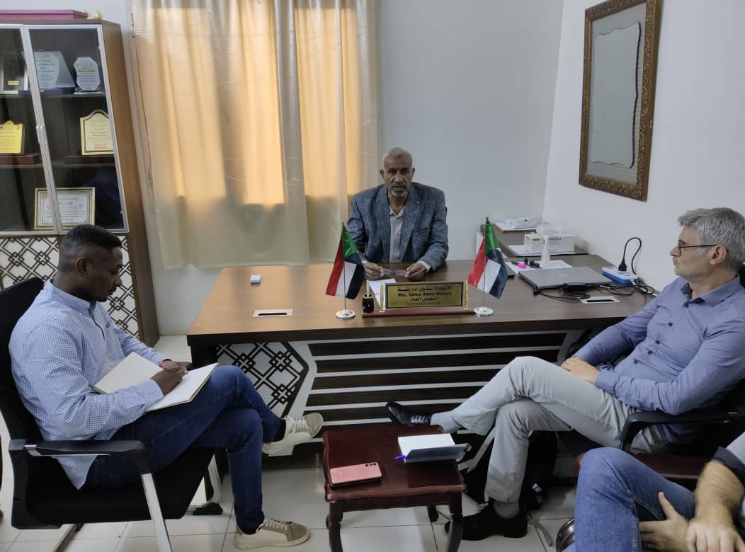 The Acting Commissioner General of Humanitarian Aid meets with the Regional Director of the Sudan and South Sudan Office headed by Médecins Sans Frontières (MSF) Swissrland