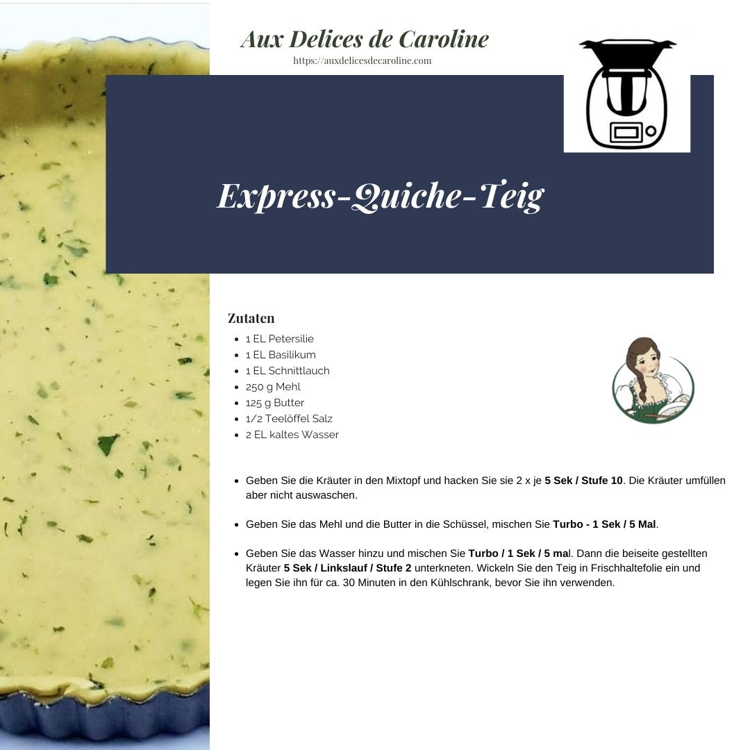 Express-Quiche-Teig (traditionel & Thermomix)