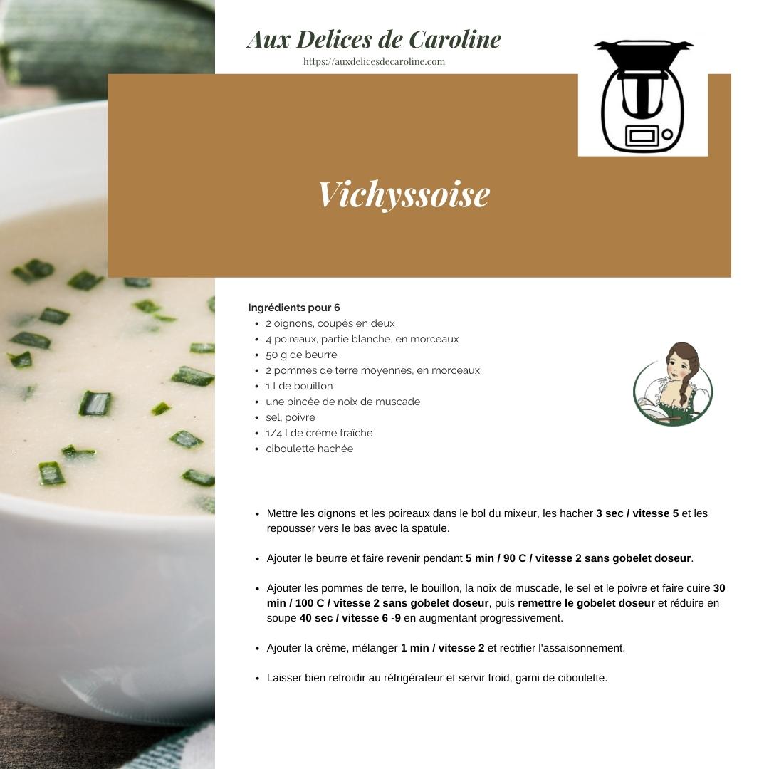 Vichyssoise (traditionelle & Thermomix)