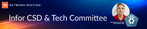 Infor CSD and Tech Committee Network Meeting