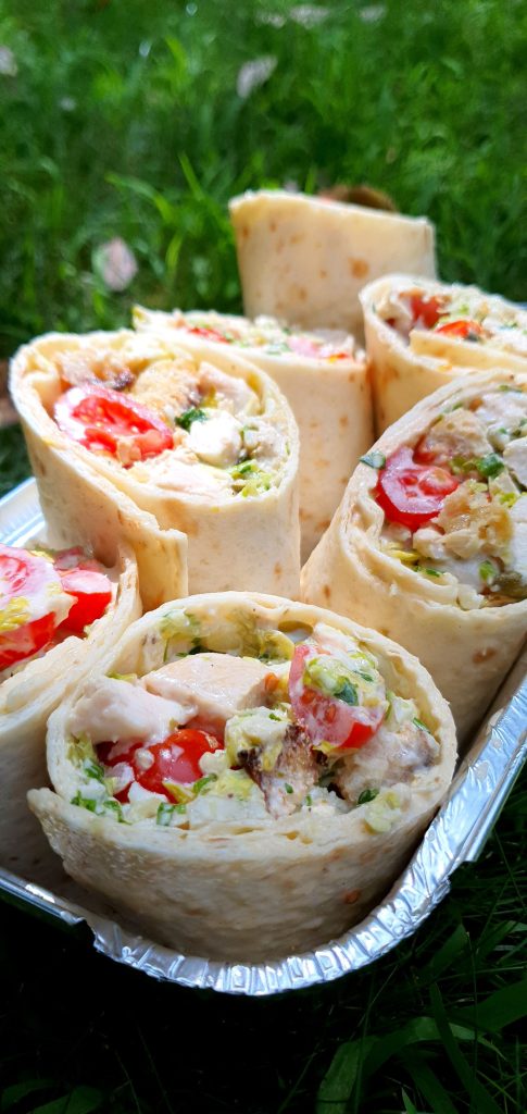Cesar Salad Wrap (traditional & Thermomix)