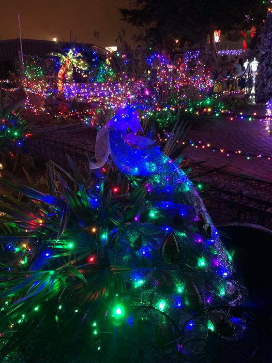 Christmas display at the Mississippi Coast Model Railroad Museum TrainTastic