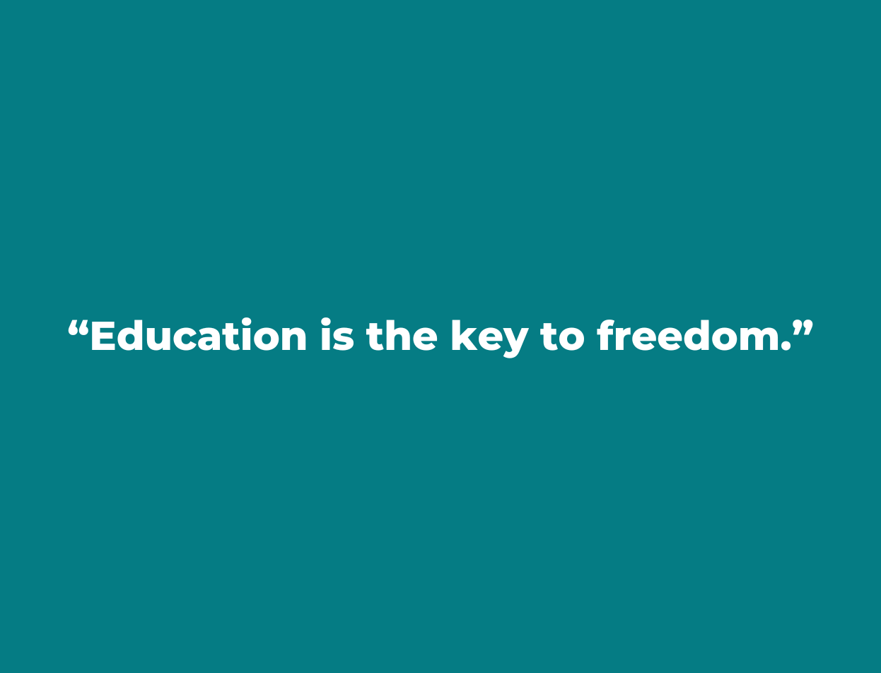 Education Day Six-Word Story
