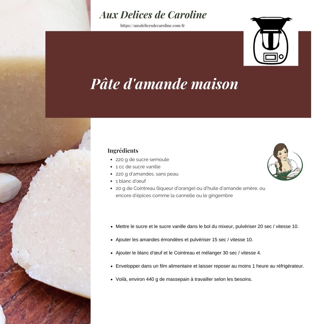 Pâte d'amande - massepain - maison (traditionelle & Thermomix)