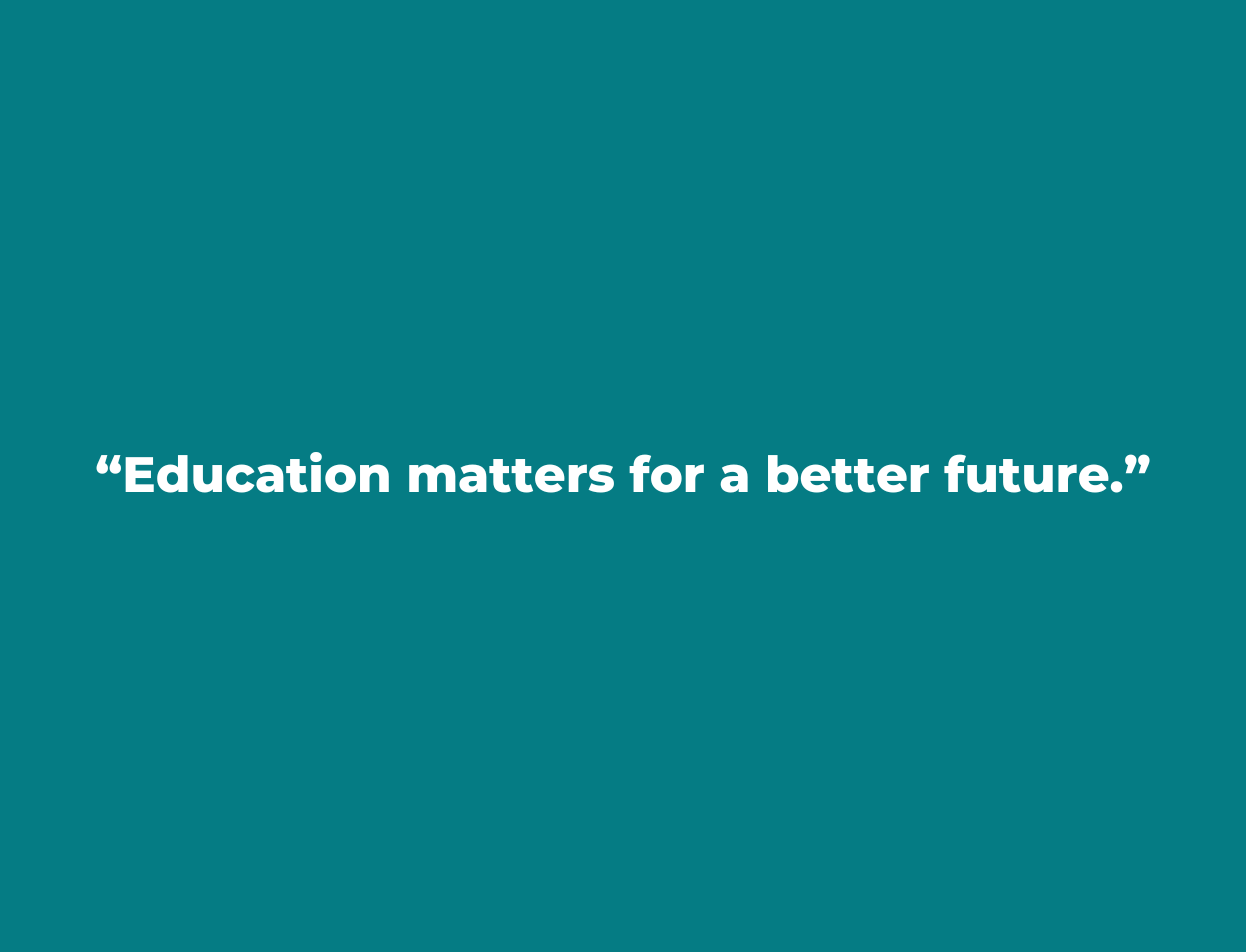 Education Day Six-Word Story