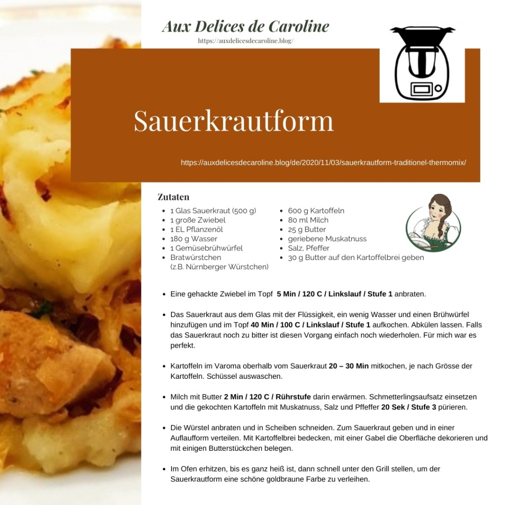 Sauerkrautform (Traditionel & Thermomix)