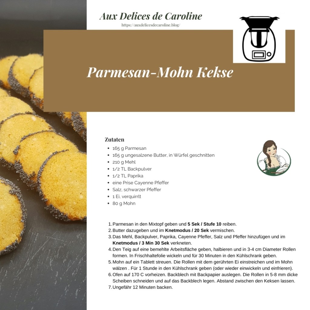 Pamesan - Mohn Kekse (Traditionel & Thermomix)
