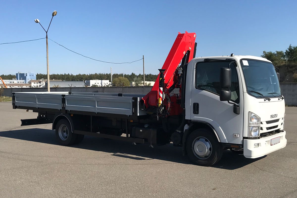 Аренда манипулятора ISUZU 5 тонн в Москве и области