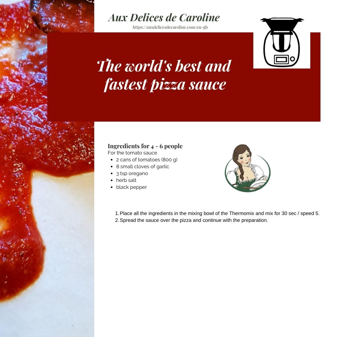 Pizza & my Express Pizza Sauce (traditional & Thermomix)