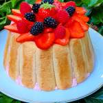 The simplest strawberry Charlotte russe (traditional & Thermomix)