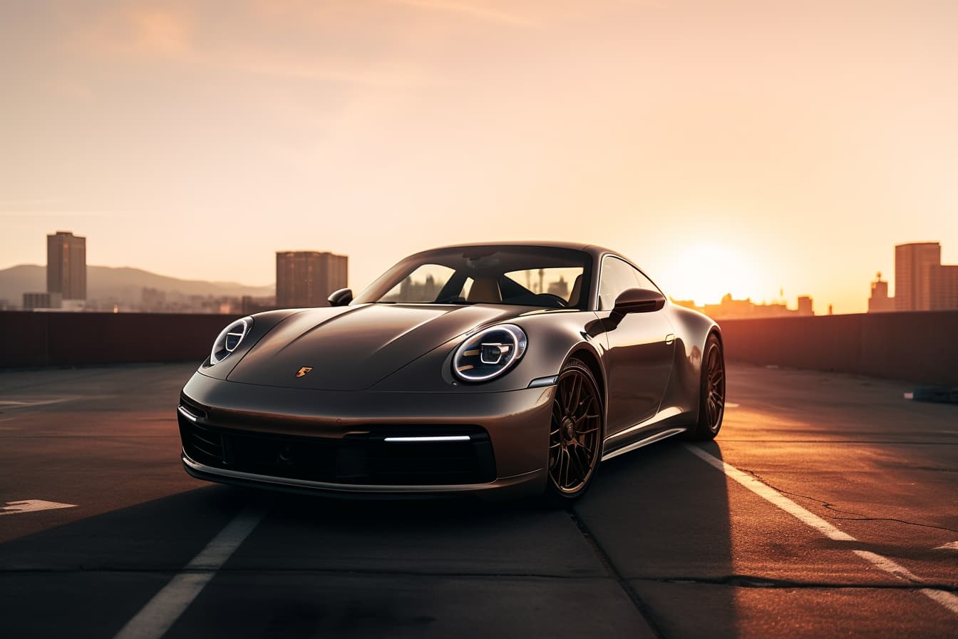 Porsche 911 parkdeck