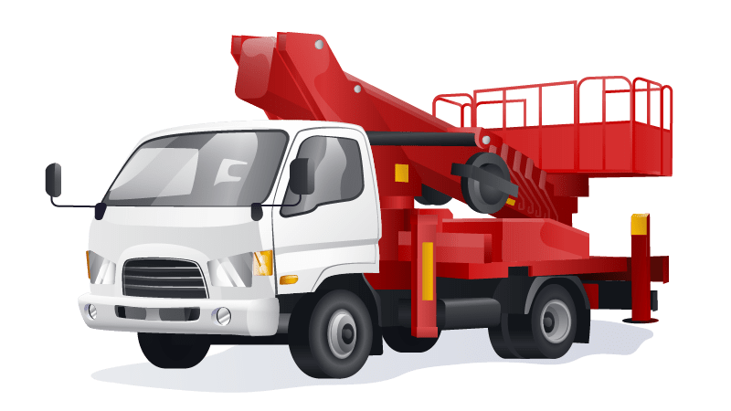Автовышка АГП 32 метра HANSIN HS300A на базе Hyundai HD-78