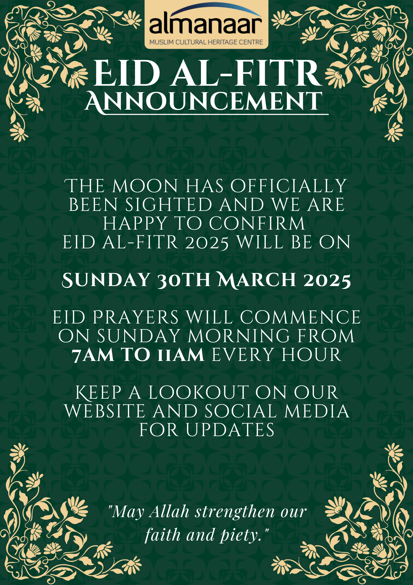 Eid al-Fitr 2025
