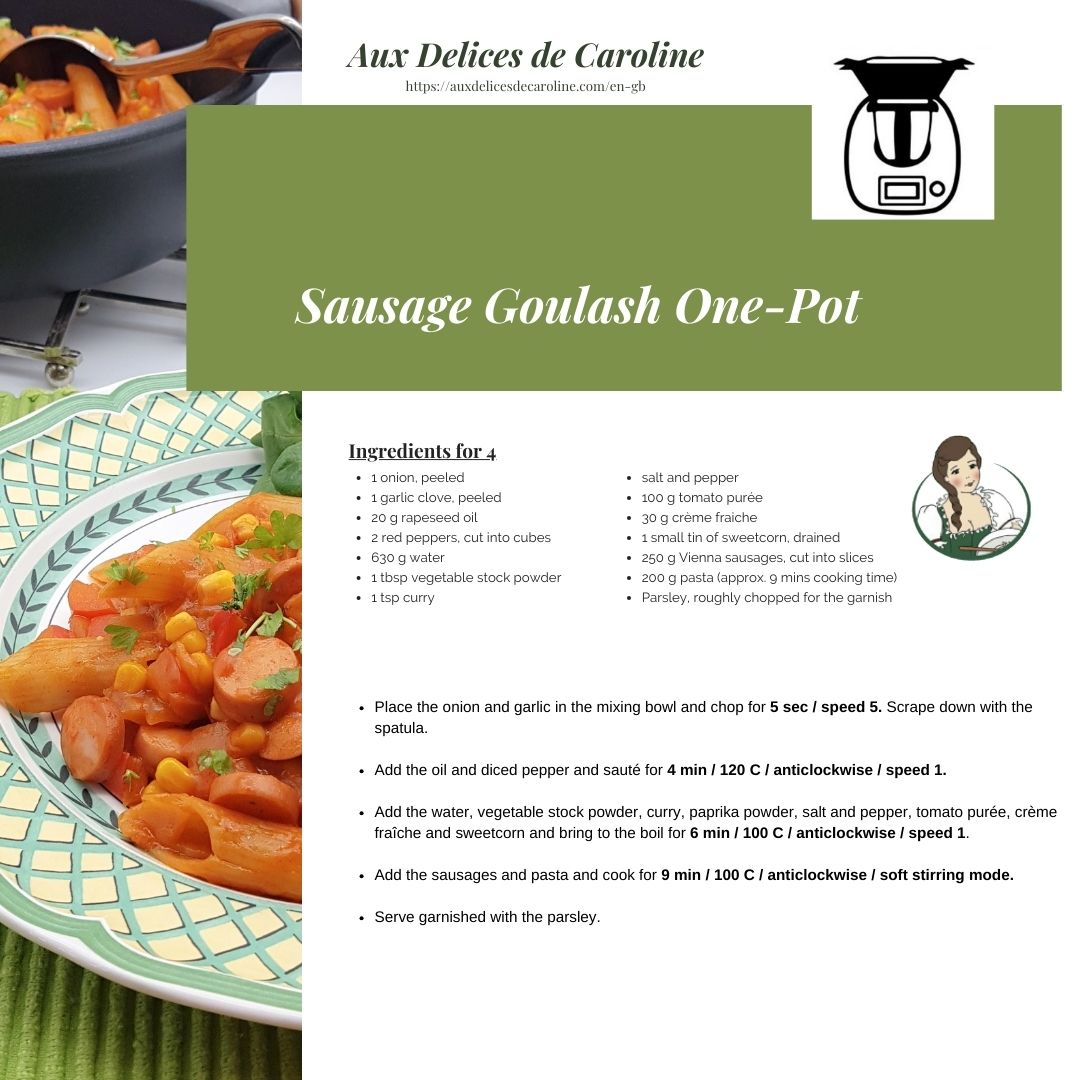 Sausage Goulash One-Pot (traditional & Thermomix)