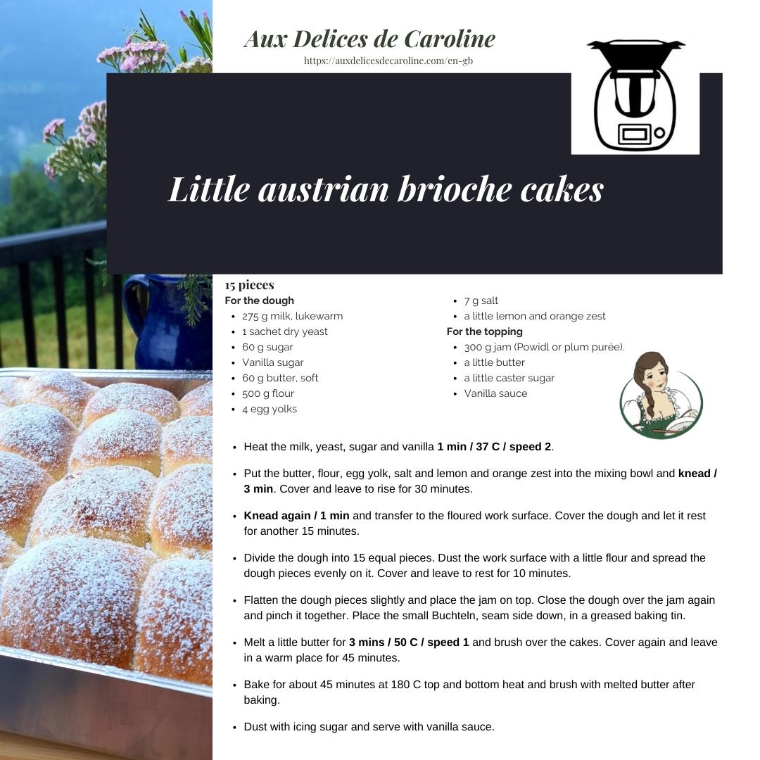 "Buchteln” - brioche buns filled with jam (traditional & Thermomix)