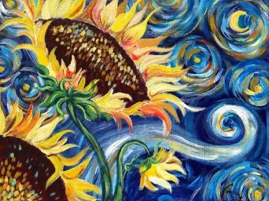 Neon Sunflowers - 19/9/2025 8:00 PM