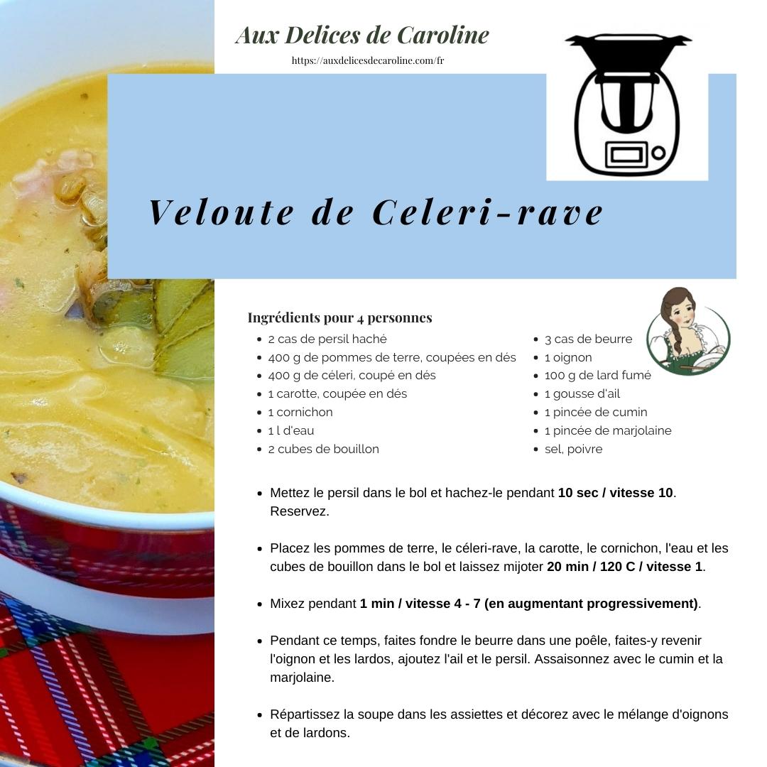 Veloute de Celeri-rave (traditionelle & Thermomix)
