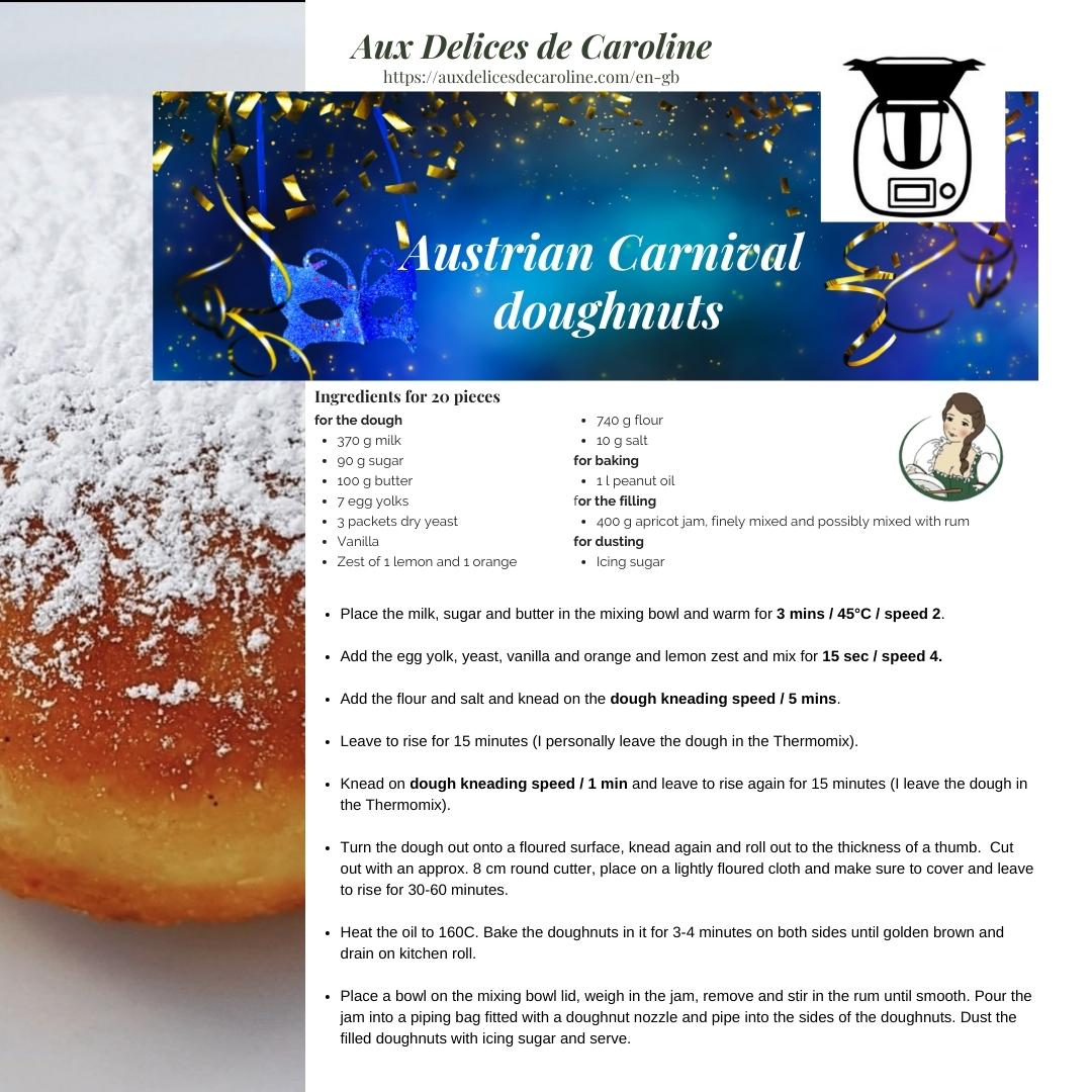 Austrian Carnival Doughnuts (traditional & Thermomix)