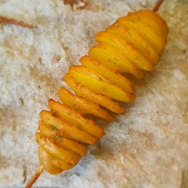 Pommes de terre spiralées