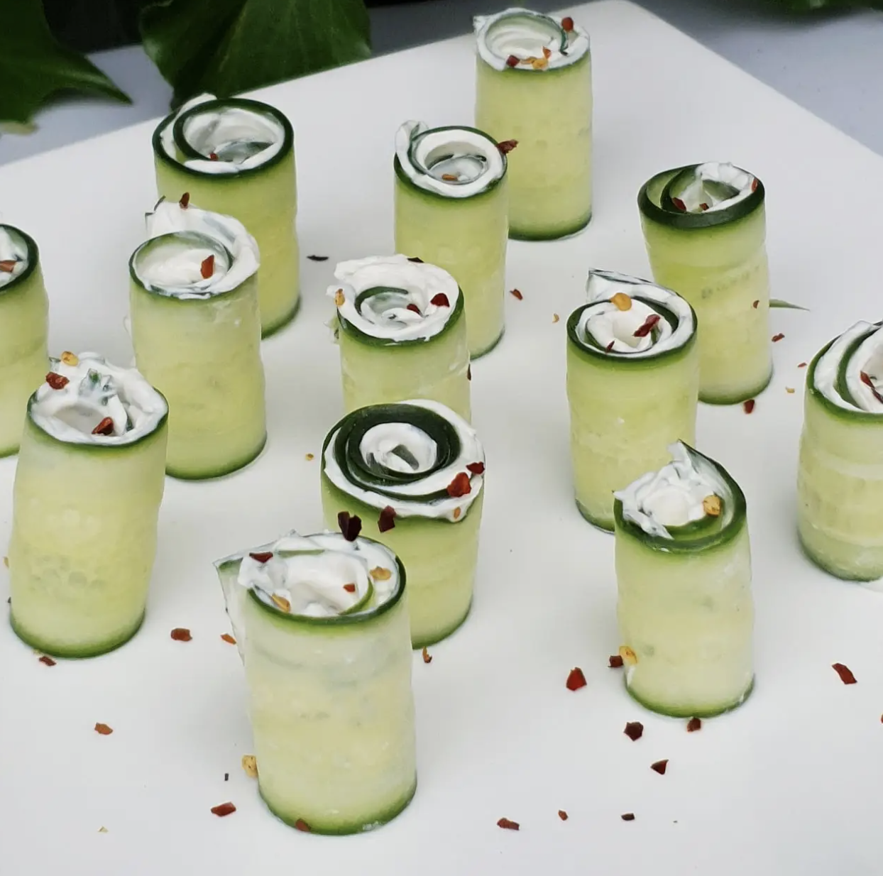 Rouleaux de concombres (traditionelle & Thermomix)