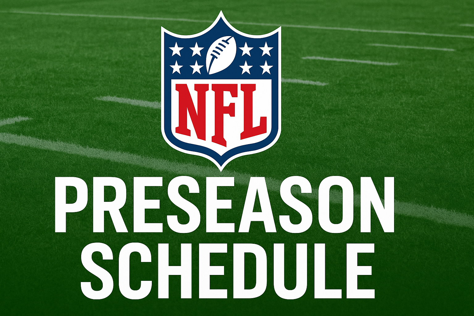 nfl preseason schedule