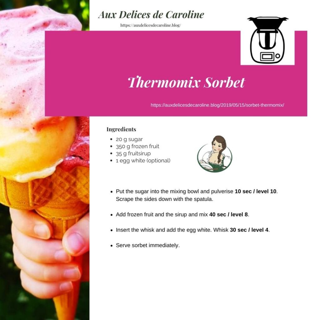 Lightning-fast fruity soft sorbet (traditional & Thermomix)