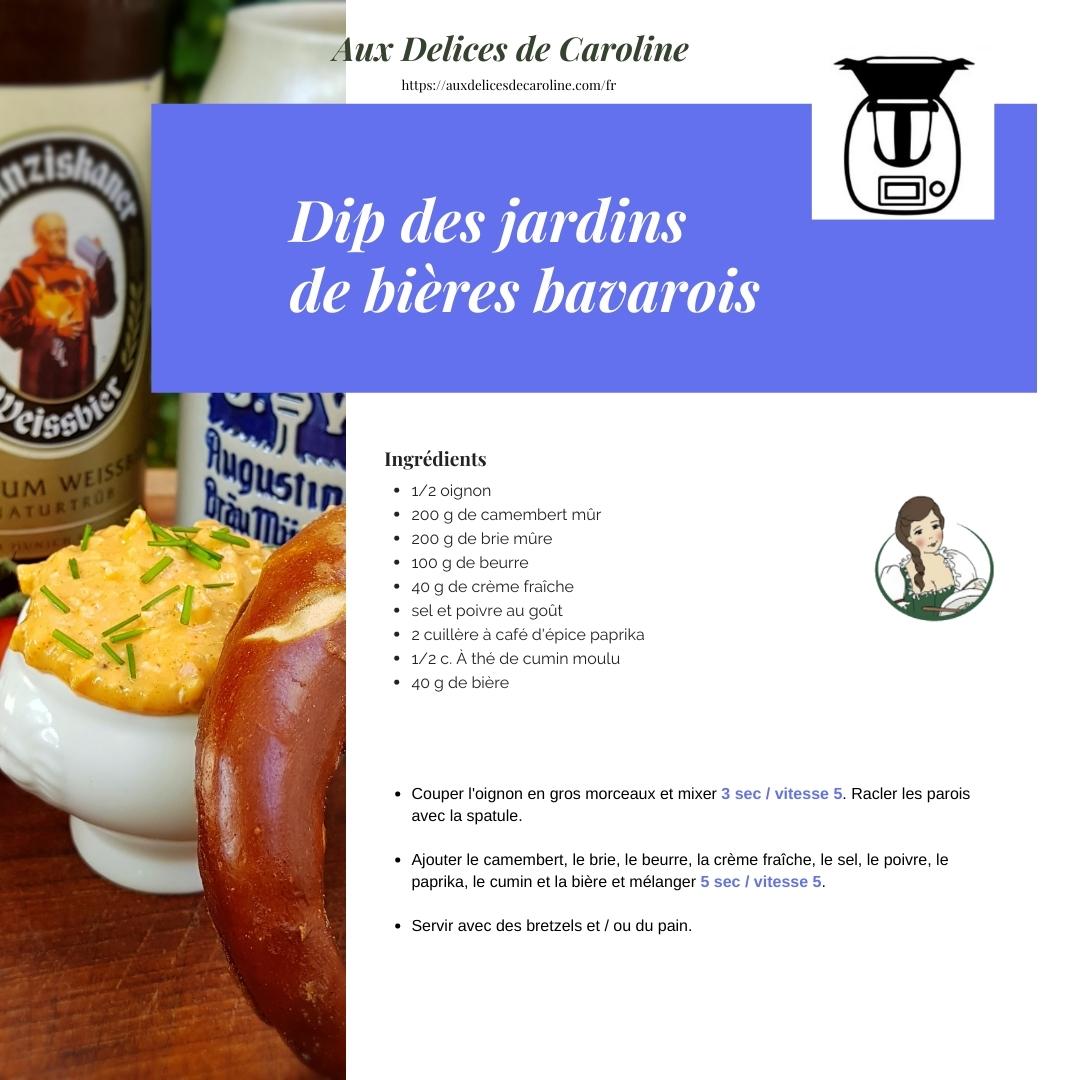 Obatzda - dip des jardins de bière bavarois (traditional & Thermomix)