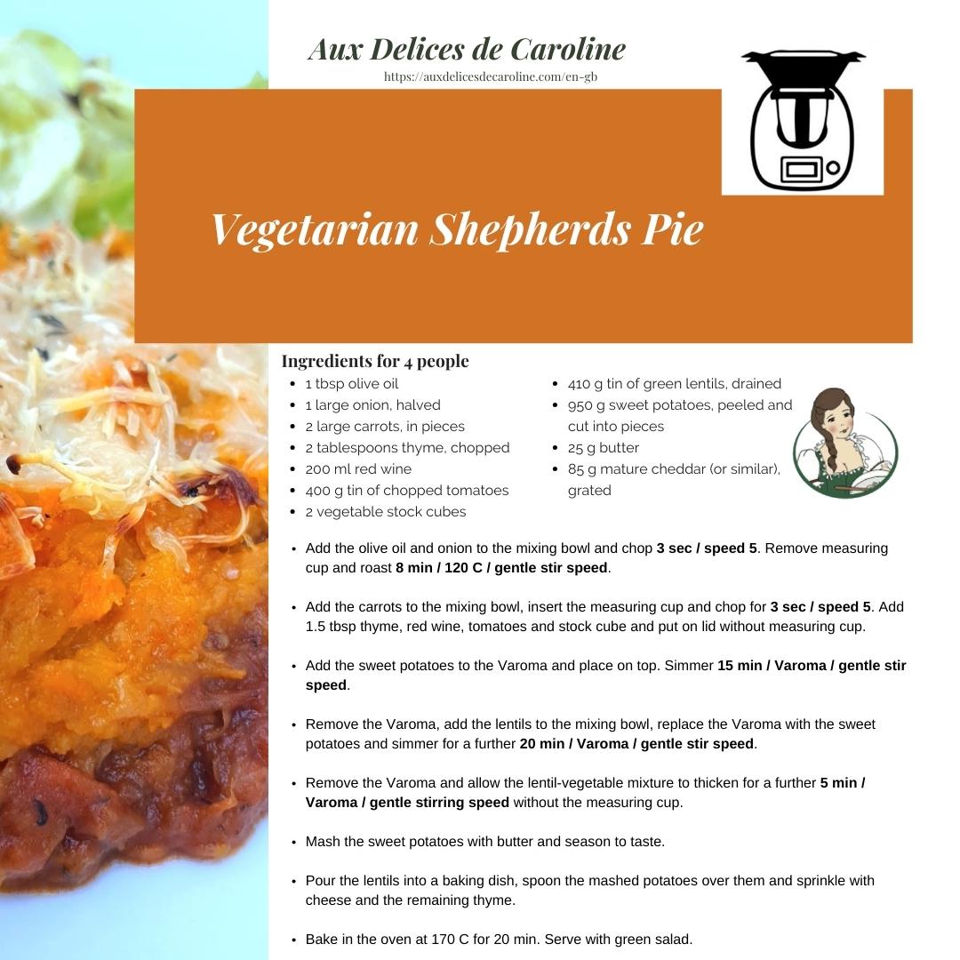 Vegetarian Shepherd’s Pie (Traditional & Thermomix)