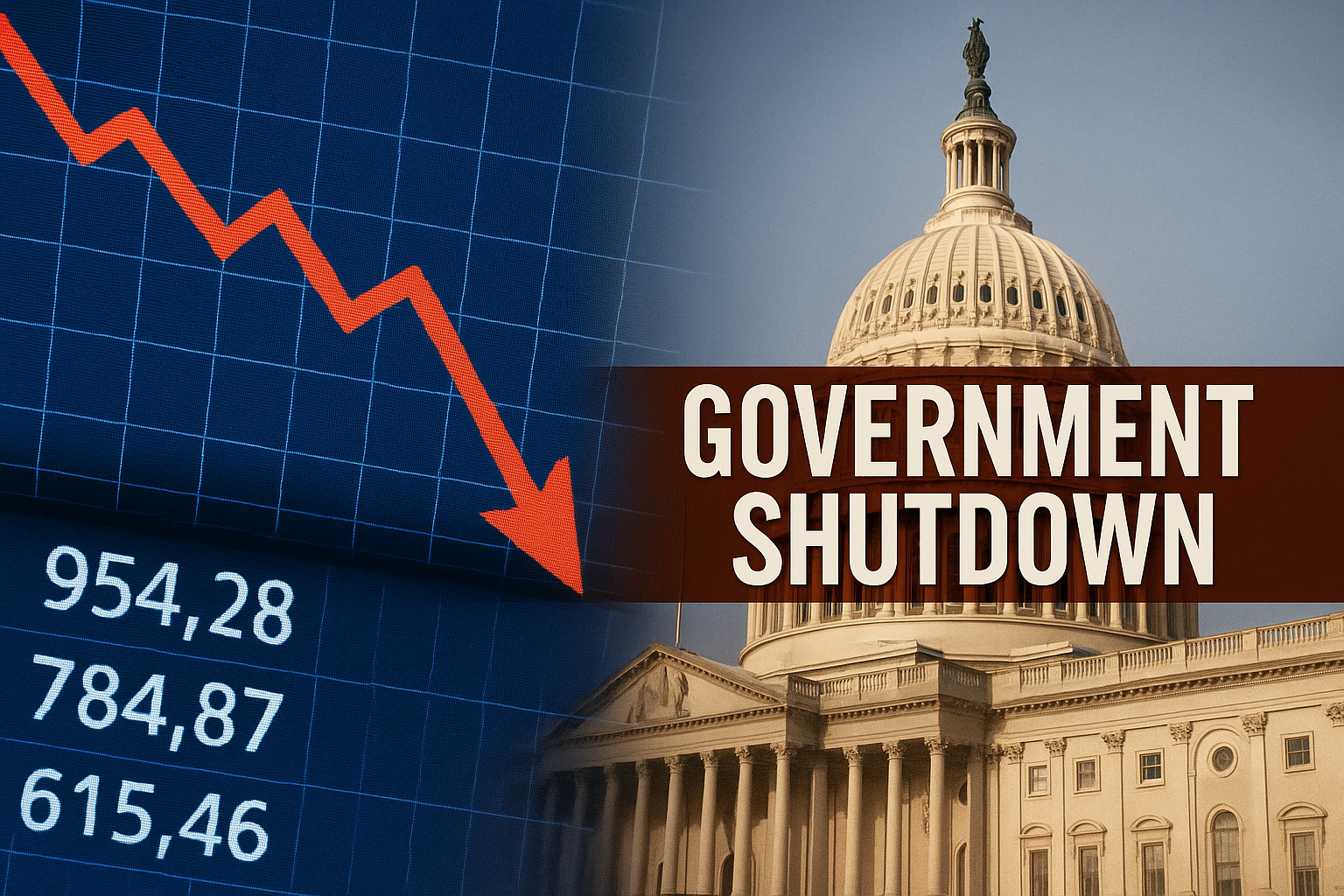 stock market government shutdown