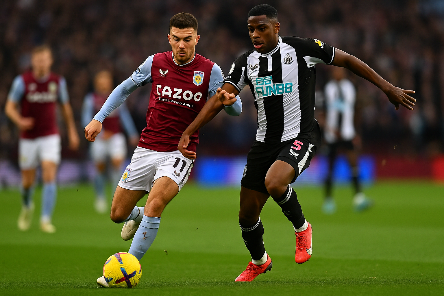 aston villa vs newcastle united f.c. timeline