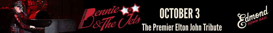 Bennie and The Jets comes to Edmond Town Hall Friday October 3