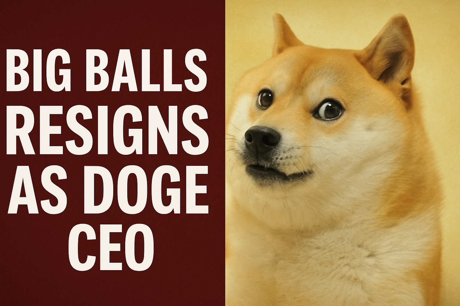 big balls resigns doge