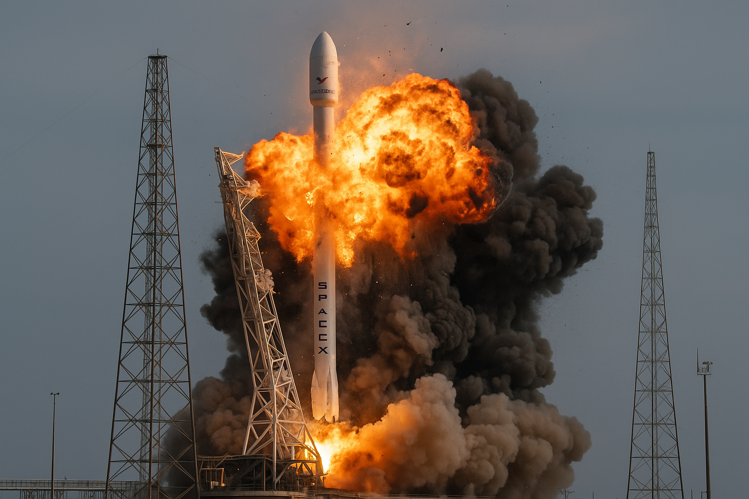 spacex explosion