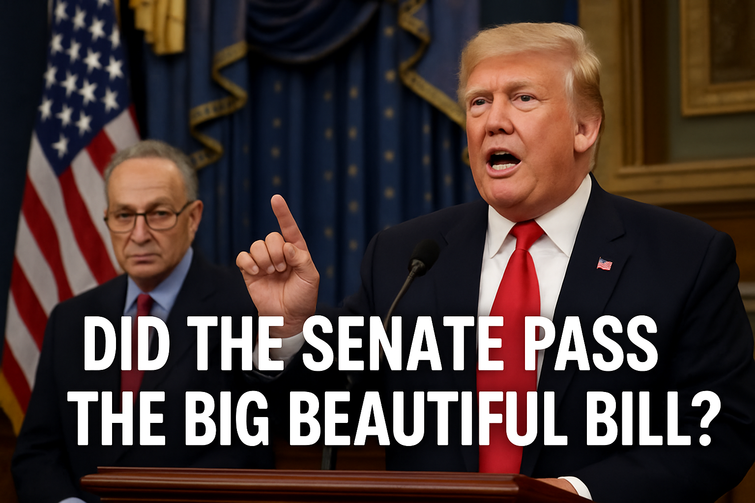 did the senate pass the big beautiful bill