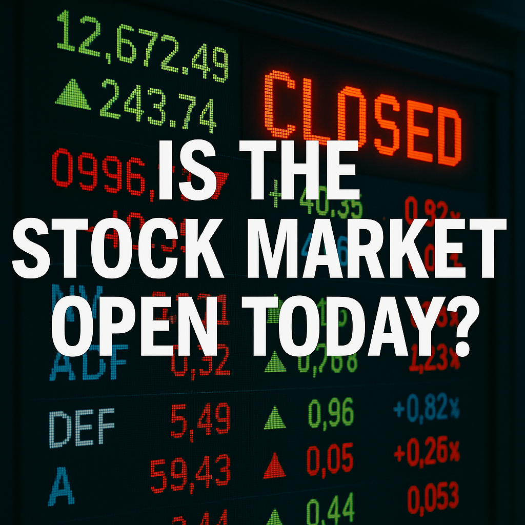 is the stock market open today