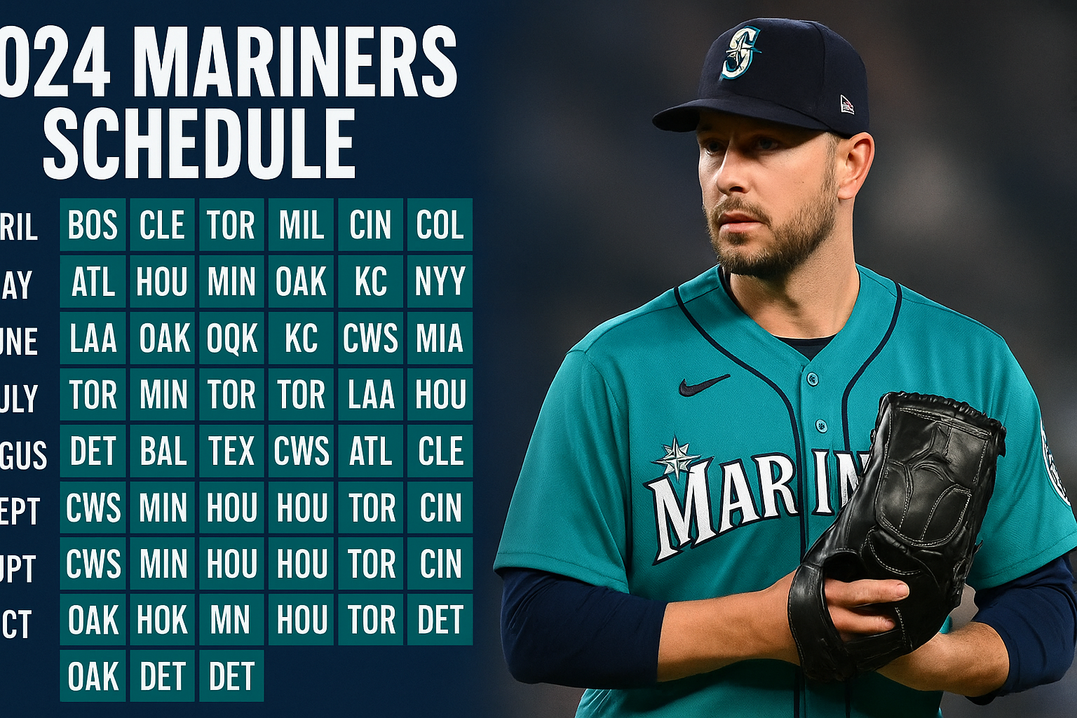 mariners schedule