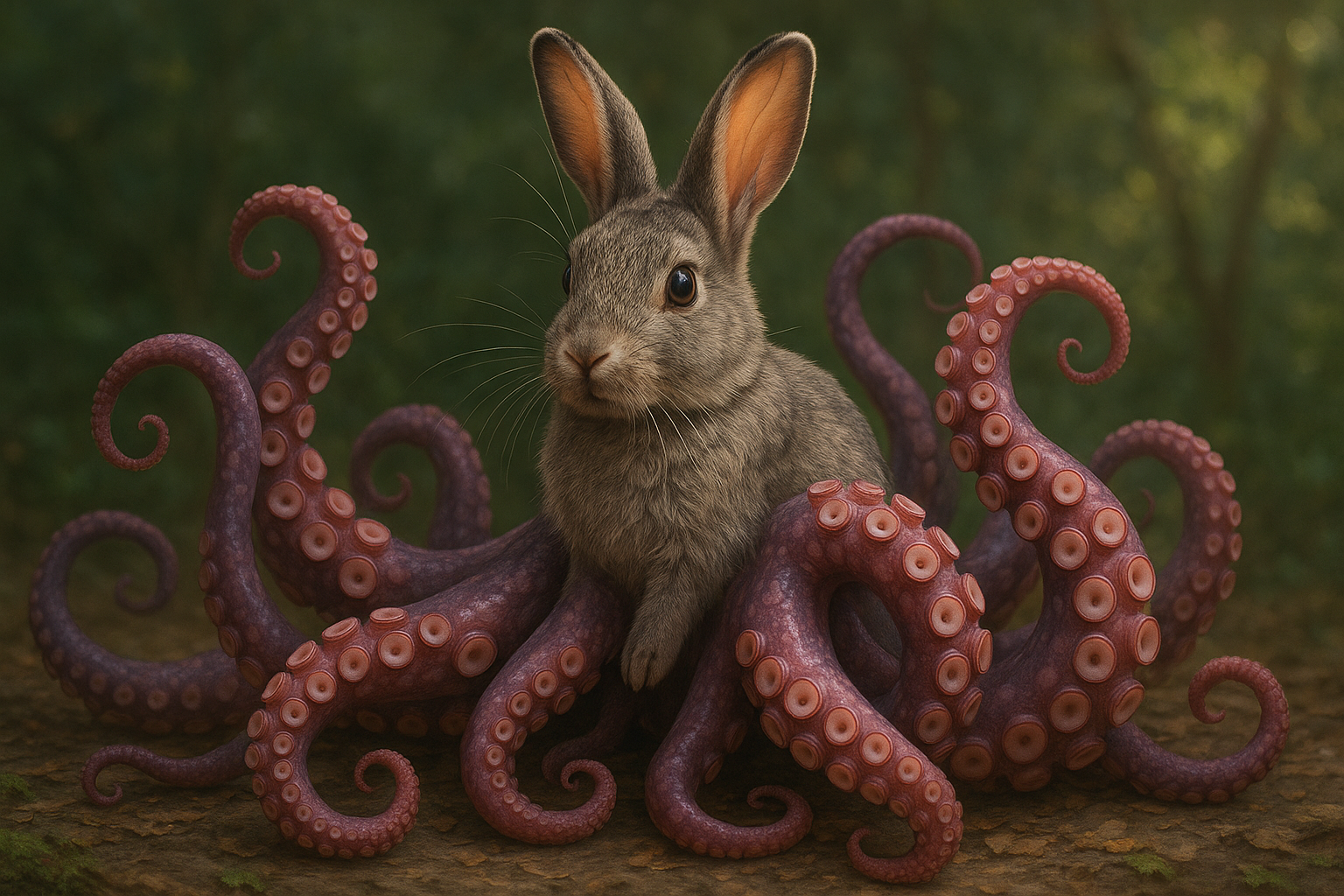 rabbits with tentacles